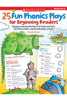 Picture of 25 fun phonics plays for beginning  readers