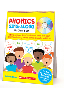 Picture of Phonics sing-along flip chart & cd  gr k-2