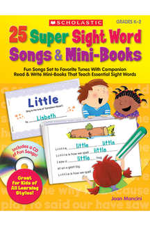 Picture of 25 super sight word songs & mini  books gr k-2
