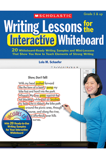Picture of Writing lessons for the interactive  whiteboard