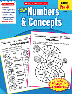 Picture of Scholastic success with numbers &  concepts