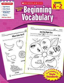 Picture of Scholastic success with beginning  vocabulary