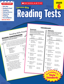 Picture of Scholastic success with reading  tests gr 6