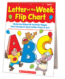 Picture of Letter of the week flip chart