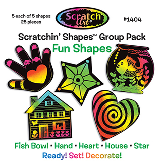 Picture of Fun scratchin shapes group pack