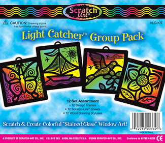 Picture of Scratch-art light catcher group pk