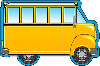 Picture of Notepad large school bus