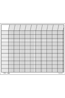 Picture of Incentive chart horizontal white  28 x 22