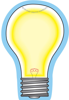 Picture of Light bulb mini notepad