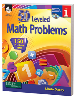 Picture of 50 leveled math problems level 1  w/ cd