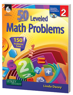 Picture of 50 leveled math problems level 2  w/ cd