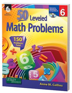 Picture of 50 leveled math problems level 6  w/ cd
