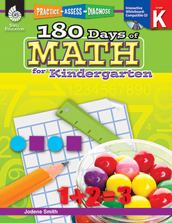Picture of 180 days of math gr k