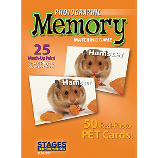 Picture of Pets photographic memory matching  game