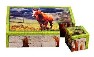 Picture of Farm animals cube puzzles