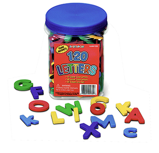 Picture of Letters foam magnet set