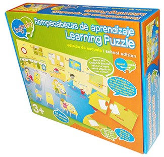 Picture of About school bilingual learning  puzzle