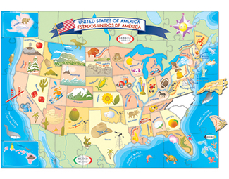 Picture of Usa map puzzle