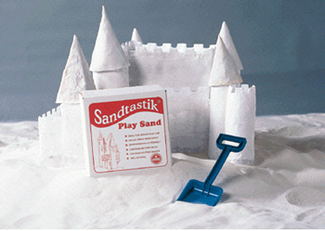 Picture of Sandtastik white play sand 25lb box