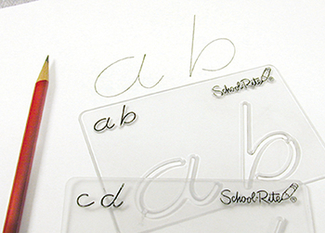 Picture of Beginning alphabet templates  transitional lowercase