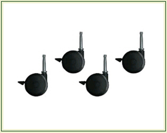 Picture of Set of 4 locking casters