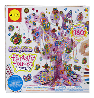 Picture of Shrinky dinks fantasy forest