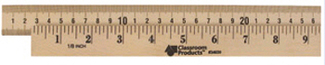 Picture of Wooden meter stick plain ends
