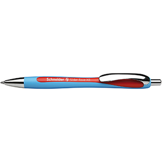 Picture of Schneider red slider rave xb  retractable ballpoint pen