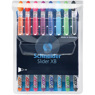 Picture of Schneider 8 color assortment slider  xb ballpoint pens