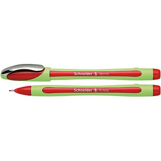 Picture of Schneider red xpress fineliner  fiber tip pen