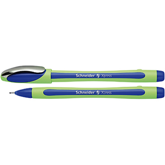 Picture of Schneider blue xpress fineliner  fiber tip pen