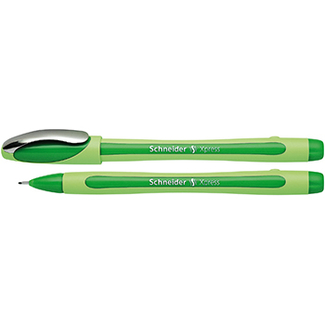 Picture of Schneider green xpress fineliner  fiber tip pen