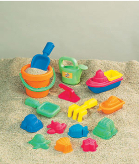 Picture of 15-piece toddler sand assortment