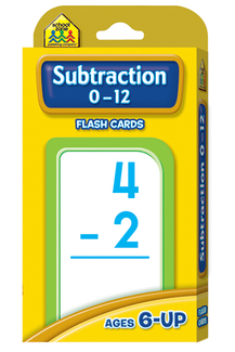 Picture of Subtraction 0-12 flash cards