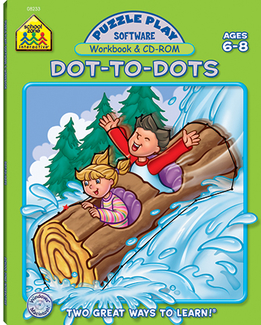 Picture of Puzzle play dot-to-dots software &  workbook