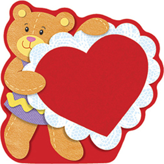 Picture of Classic accents valentine bear 36pk  5 x 5