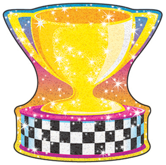 Picture of Sparkle accents racing trophy 24/pk  5x5