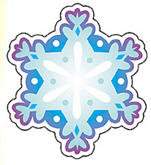Picture of Mini accents snowflake 36/pk 3in