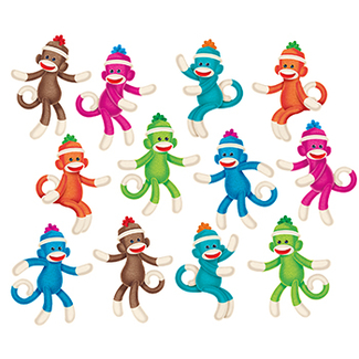 Picture of Sock monkeys solids accents variety  pack