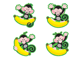 Picture of Monkeys-bananas/mini variety pk  mini accents
