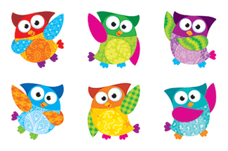 Picture of Owl stars mini accents variety pack