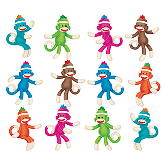 Picture of Sock monkeys mini accents variety  pack
