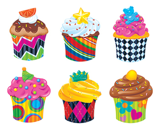 Picture of Bake shop cupcakes classic accents  variety pack
