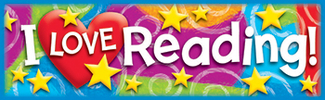 Picture of I love reading stars n swirls  bookmarks
