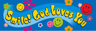 Picture of Smile god loves you bookmark