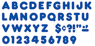 Picture of Ready letters 4 casual royal blue
