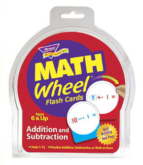 Picture of Math wheel flash cards 12/pk  addition & subtraction