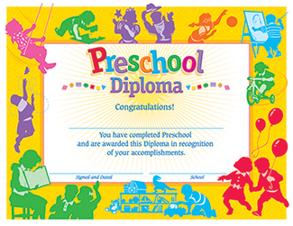 Picture of Classic diploma preschool 30/pk  8-1/2 x 11