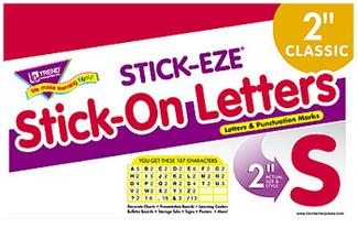Picture of Stick-eze 2 in letters & marks red