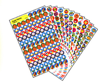 Picture of Superspots stickers positive 2500pk  praise